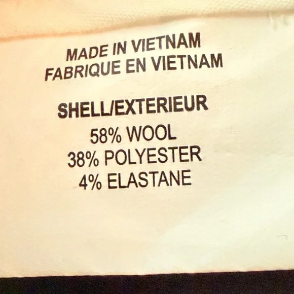 NWT Theory Charcoal Flare‎ 34”Pants wool blend size4 - Picture 4 of 13